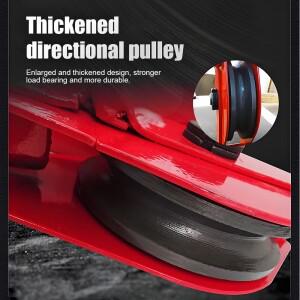 호이스트 풀리 크레인 훅 내구성  단일 휠 리프팅 전기 오픈 체인 링 철 호환 액세서리