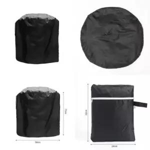 캠핑용 원형 방수 그릴커버 58x77 그릴보관용덮개