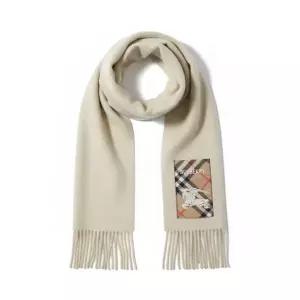 [버버리] 체크 라벨 캐시미어 머플러 넛맥 8103995 155148518