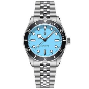 [미국배송] 롤스티미 파가니 디자인 PD-1812 남성용 시계 스테인리스 스틸 자동 NH35 무브먼트 사파이어 크리스탈 42MM 방수 패션