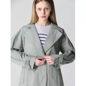 레노마레이디 [레노마(renoma)] 플라이 A라인 벨티드 트렌치코트 (택가격: 299000원)