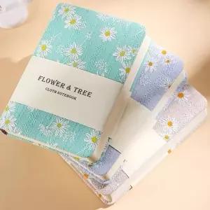 키밍 자수 패브릭커버 A6노트 다이어리 플래너 바인더