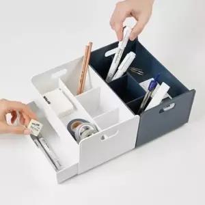 [문구/오피스] 공간활용 펜홀더 콤보 데스크 오거나이저 수납정리함