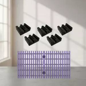 욕실 미끄럼방지매트 고정 연결고리 5p 1세트 바닥매트 연결부품