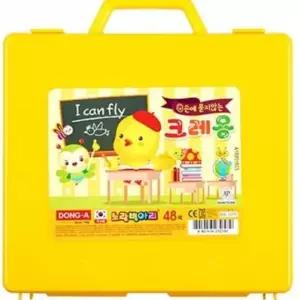 동아 노랑병아리 크레용 48색 크레파스 미술 학용품