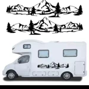 캠핑카 스티커 카라반 트레일러 이름표 스티커