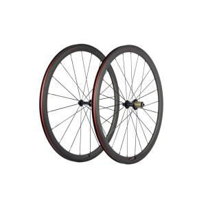 SunRise 자전거 1쌍 로드 바이크 카본 700C 클린처 휠셋 초경량 휠 38mm 깊이(Shiman0 카세트에 적합)