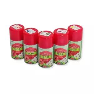 자동분사 방향제 리필캔 실내용 탈취제 향기