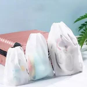 1P 여행용 방수신발주머니 반투명 더스트백 파우치 대형 방습 다용도DMM