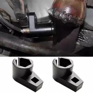 3/8인치 22mm 오프셋 산소 센서 소켓 렌치 O2 제거 도구 세트 람다 엔진 어댑터