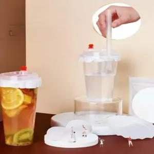 음료 포장용 실링페이퍼 종이 업소용 방수 원형 카페