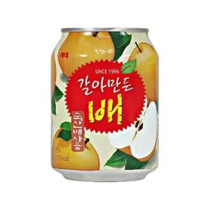 갈아만든 배 238mlx24캔/주스/쥬스/음료수/음료/단체/소풍/행사/파티/시원한/여름/캔/가정용