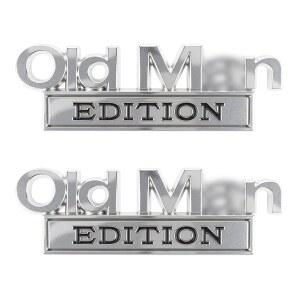 2PCS 자동차 엠블럼, 장식용 3D 메탈 배지 엠블럼 도어 후드 트렁크, 트럭 SUV용 외장 액세서리용 유니버설