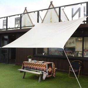 수영장 루프탑 타프 썬스크린 천막 차양막 정사각형