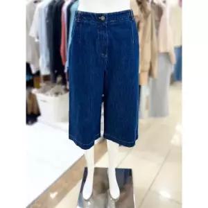 소고 세이브존01 7부 와이드 데님 바지 TJ2XA03
