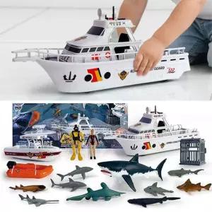 상어 장난감배 세트 보트 아기 유아용 배 장난감 4살