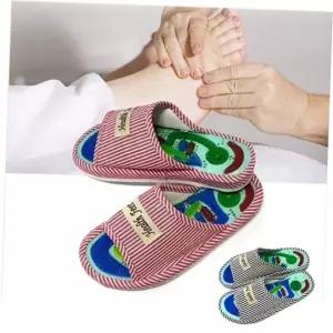 FOOT 지압마사지슬리퍼 고급 지압실내화 사무실화