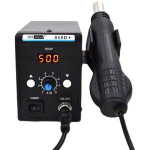DBL858D 열풍기 히팅건 700W 스마트폰 컴퓨터 가전 땜질 납땜 가정용 소형 인두기 수리