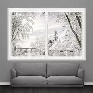 방풍비닐 창문용 초특대형 300x200cm 창문 외풍차단 바람막이 비닐 방풍 커튼 창문 현관 우풍차단