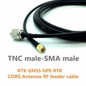 RF 피더 케이블 TNC SMA CORS RTK 순수 RG58 임피던스 50 구리 GPS 5 안테나 o s GNSS
