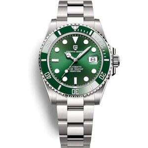 [미국배송] 파가니 디자인 새로운 남성용 기계식 시계 럭셔리 세라믹 베젤 일본 무브먼트 스테인리스 스틸 패션 클래식 자동 사파이어 글래스 100미터 방수 릴로지오 U2026