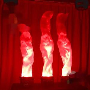 대형 모형 화로 불기둥 실내 무대효과 숯불 무드등 led 소품 장작 불멍