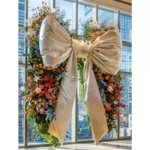 대형 리본 대왕 선물 새차 장식 파티 생일 촬영 상가 꾸미기 트리 만들기 소품 카페 웨딩