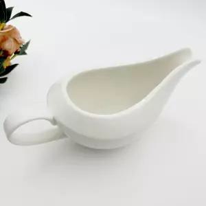 트립독 1팩 도자기 그레이비 보트 샐러드 드레싱 우유 육수 크리머 전자레인지 및 식기세척기 안전을 위한