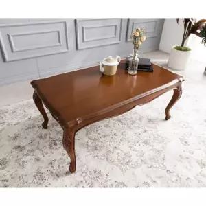 북유럽 앤틱풍 마호가니원목 거실 쇼파 테이블(110cm) 예쁜 티 홈카페 카페