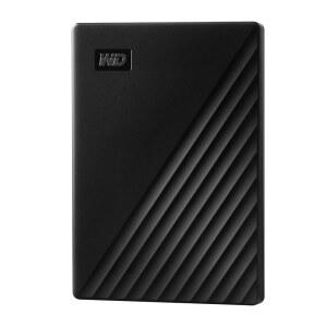 [미국배송] WD 2TB MY PASSPORT 휴대용 외장 하드 드라이브 블랙 랜섬웨어 방지 및 비밀번호 보호 기능이 있는 백업 소프트웨어 USB 3.1 / 3.0 호환 - WDBYVG0020BBK-WESN