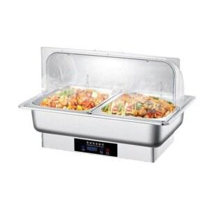 전기 사각 워머기 중탕기 차핑디쉬 보온기 뷔페 스프워머 투명 업소용