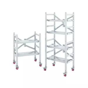 이동식틀비계 스캐폴딩 공사장 건설 현장 발판 틀비계 이동식
