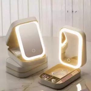 LED 화장품 보관함 정리함 여행용 대용량 소형 메이크업 상자