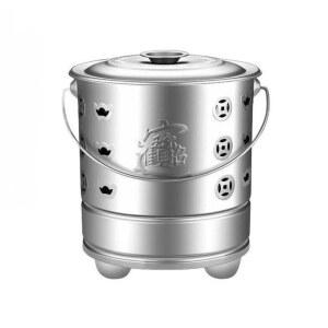 가정용소각로 정원 쓰레기 장작 미니 미포함) 골드 (내피 소각통 손잡이 스텐