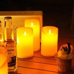 LED 전자초 감성 캔들 리얼 불꽃 흔들림