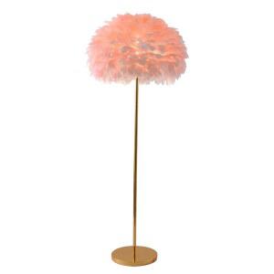 북유럽 플로어 라이트 심플 거실 소녀왕주 포근 라이브 깃털 침실 라이트