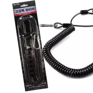 씨타임 고강력 와이어 로프 스프링줄 캐리어 분실방지