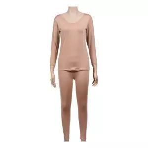 변형없는 보온 방한 방풍 기모여자내의 부들부들한 BoO9+6gEL