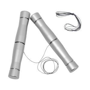 SHMZK 엠블럼 제거 도구, 교체용 PE 케이블이 있는 알루미늄 합금 자동차 표면 로고 플레이트 라인 차량 배지를 쉽게 제거할 수 액세서리(실버)