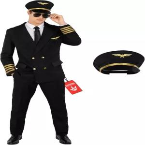 모프 남성 파일럿 의상 비행기 복장 성인 항공사 할로윈 유니폼 정장