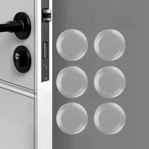 도어 보호 문콕 충격 방지 투명 실리콘 쿠션 패드 방문닫힘보호 소음 탭 부드러운