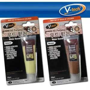 V텍 수용성 우드필러 퍼티 가구 벽 마루보수