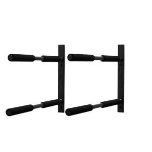 서핑보드 보관 랙 홀더 2개의 서핑보드, 벽걸이 디스플레이 금속 솝, 패들보드 2단계