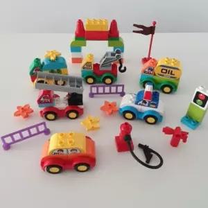 듀플로 호환로봇변신경찰소방자동차블럭124p내맘대로