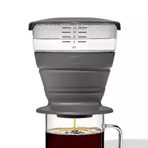 OXO Brew 접이식 푸어 오버 커피 메이커, 보관 케이스 포함