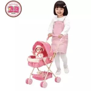 코코 인형유모차 아기 돌보기 바구니 엄마놀이 장난감