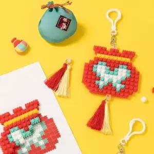 새해 전통 미니 디폼블럭 복주머니 만들기 키트