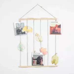 우드 포토 행거 노끈 벽에 사진 걸기 붙이기 꾸미기