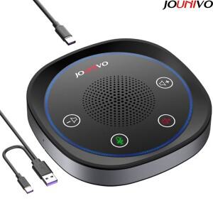 USB 회의 스피커, 있는 마이크, LED 표시기가 전방향 줌 볼륨 및 음소거 제어