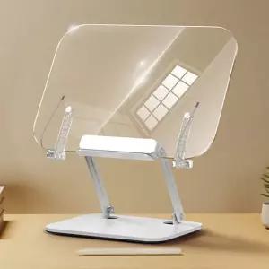 투명 독서대 접이식 높이조절 책거치대 GD-13038